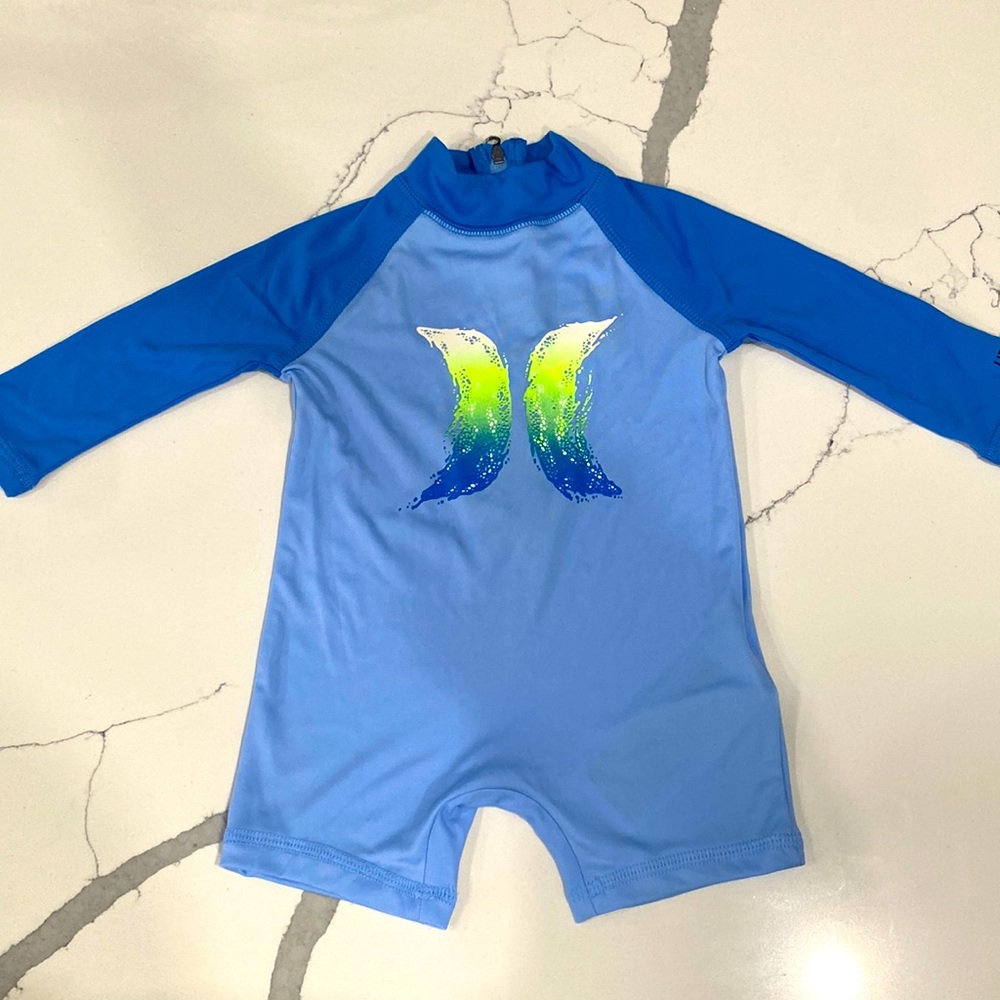 HURLEY
​Baby Boy's Colorblock Sunsuit - Size: 3 Months